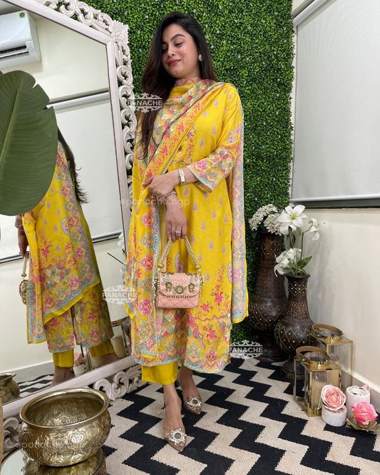 Mustard Linen set