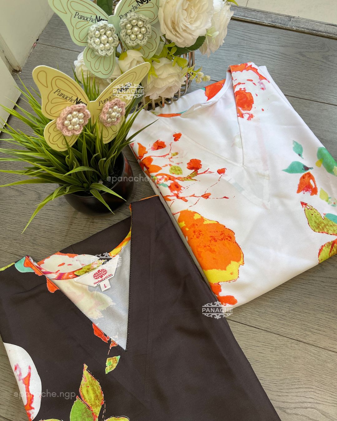 Butterfly summer coords with earrings