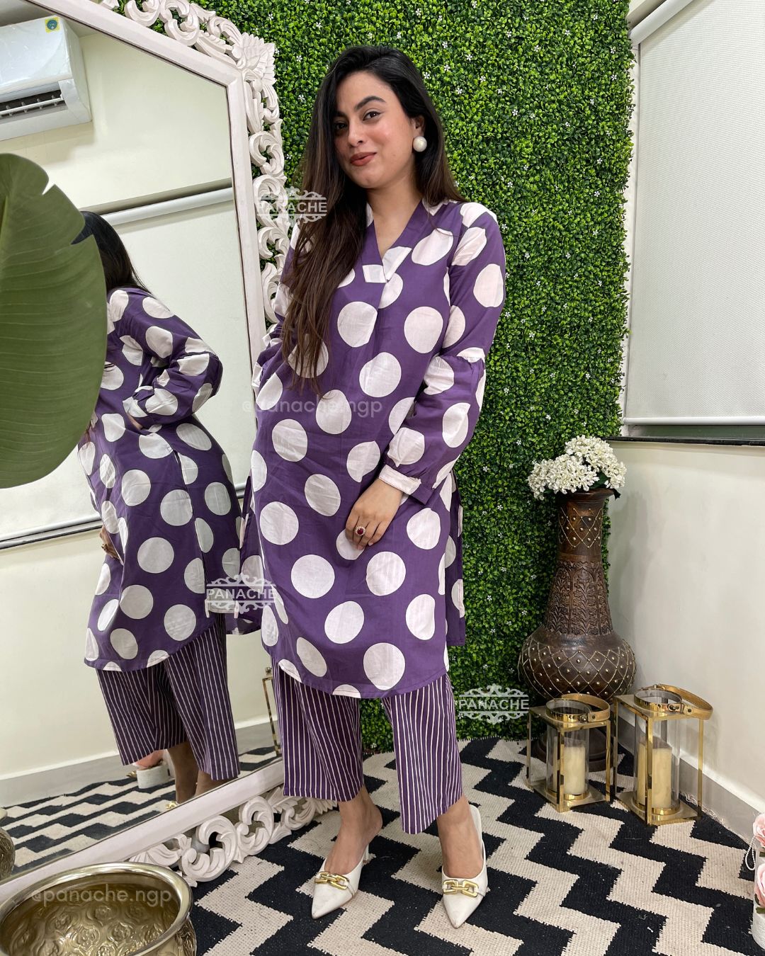 Polka cotton budget set