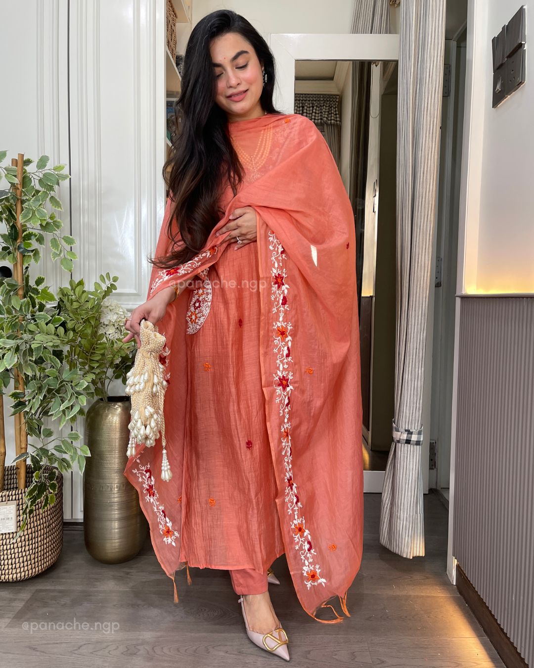 Gajari frenchknot mul set