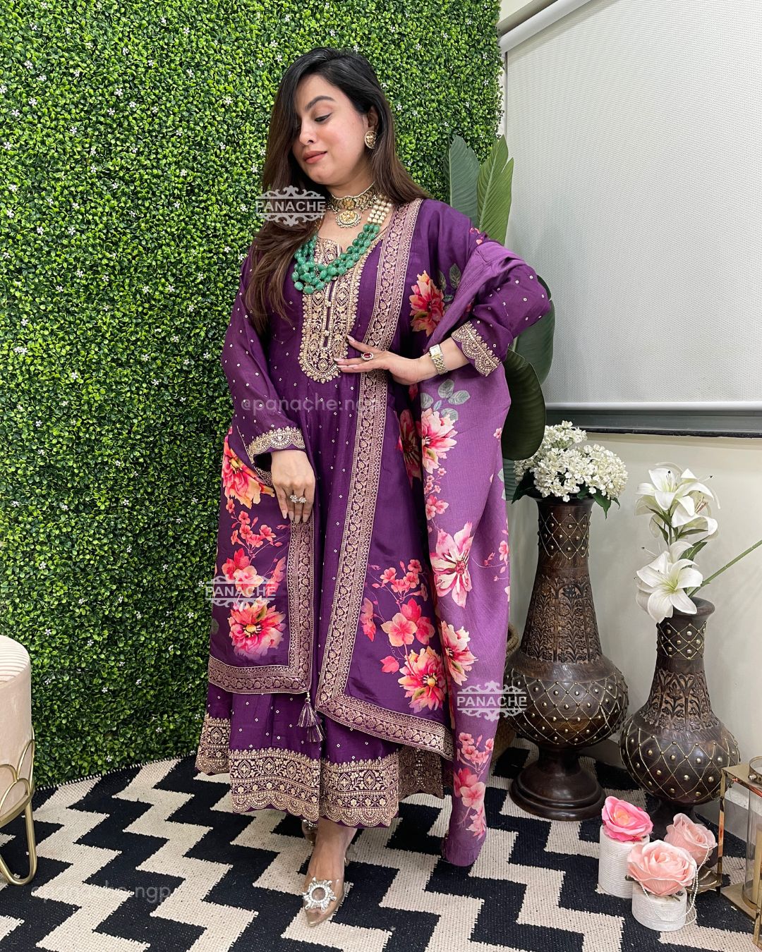 Floral Anarkali