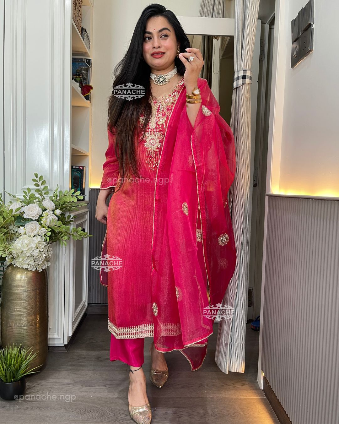 Dhup and chao gajari set