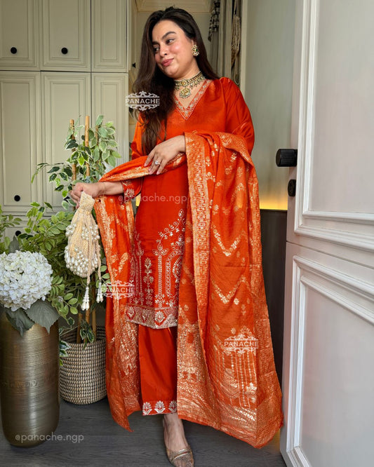 Partywear Sitara set