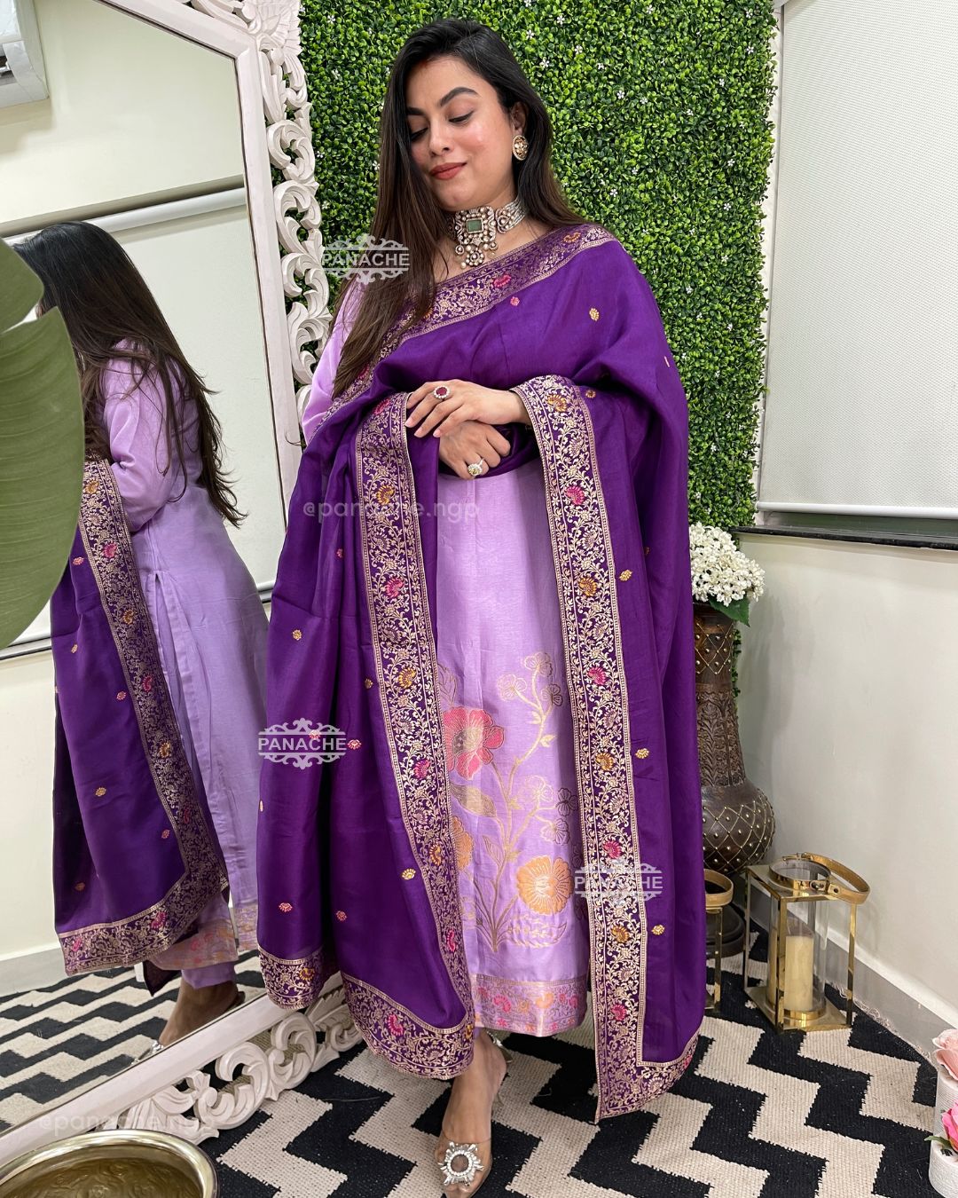 Pret silk Banarasi set