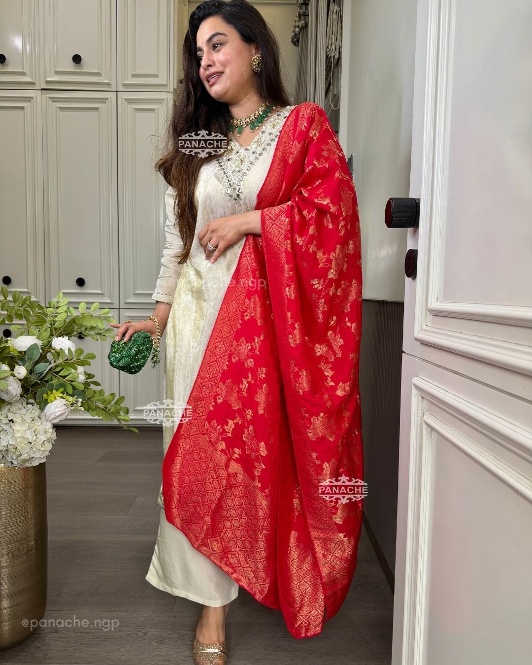 Ivory sindoori set