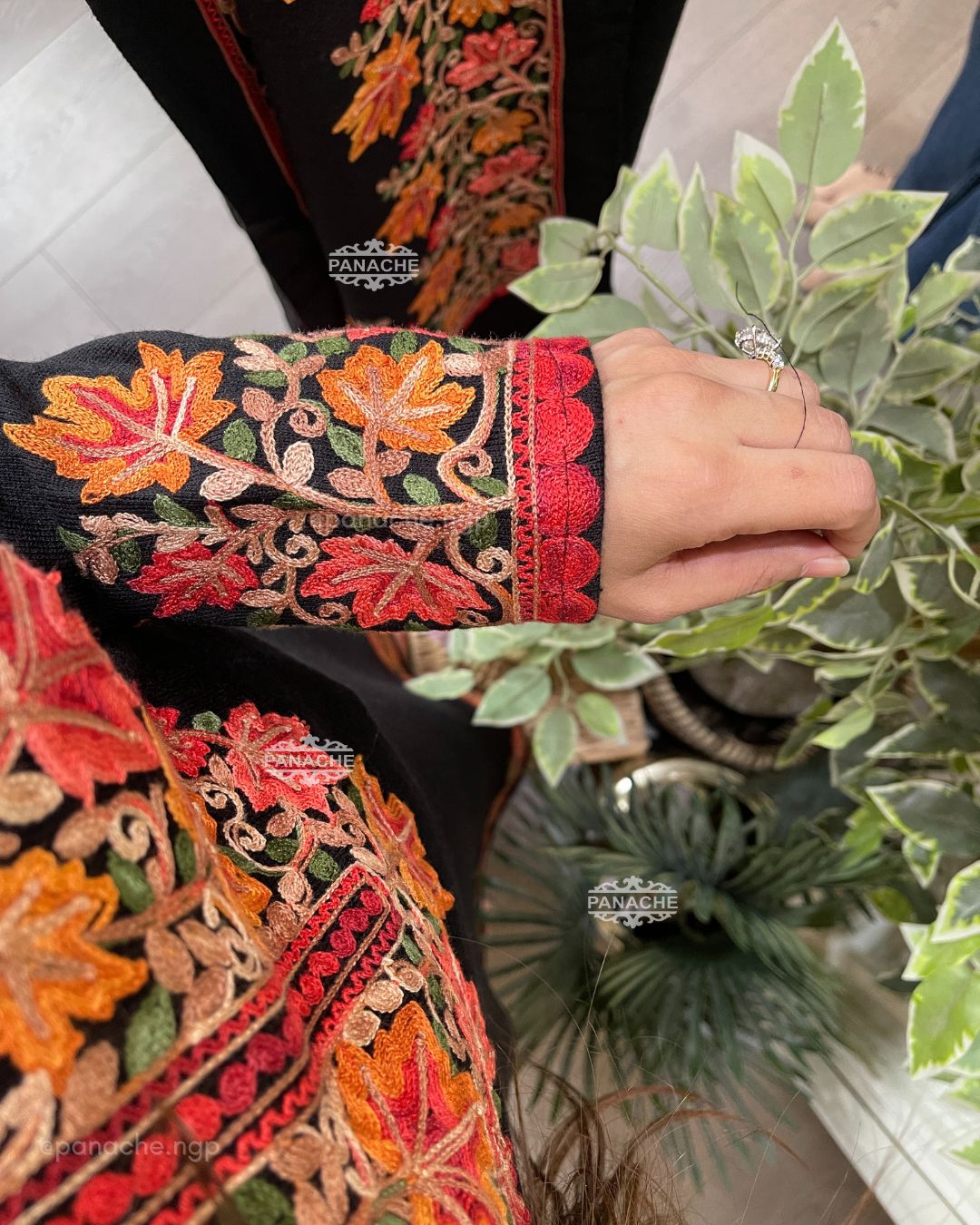 Pashmina woollen suit set