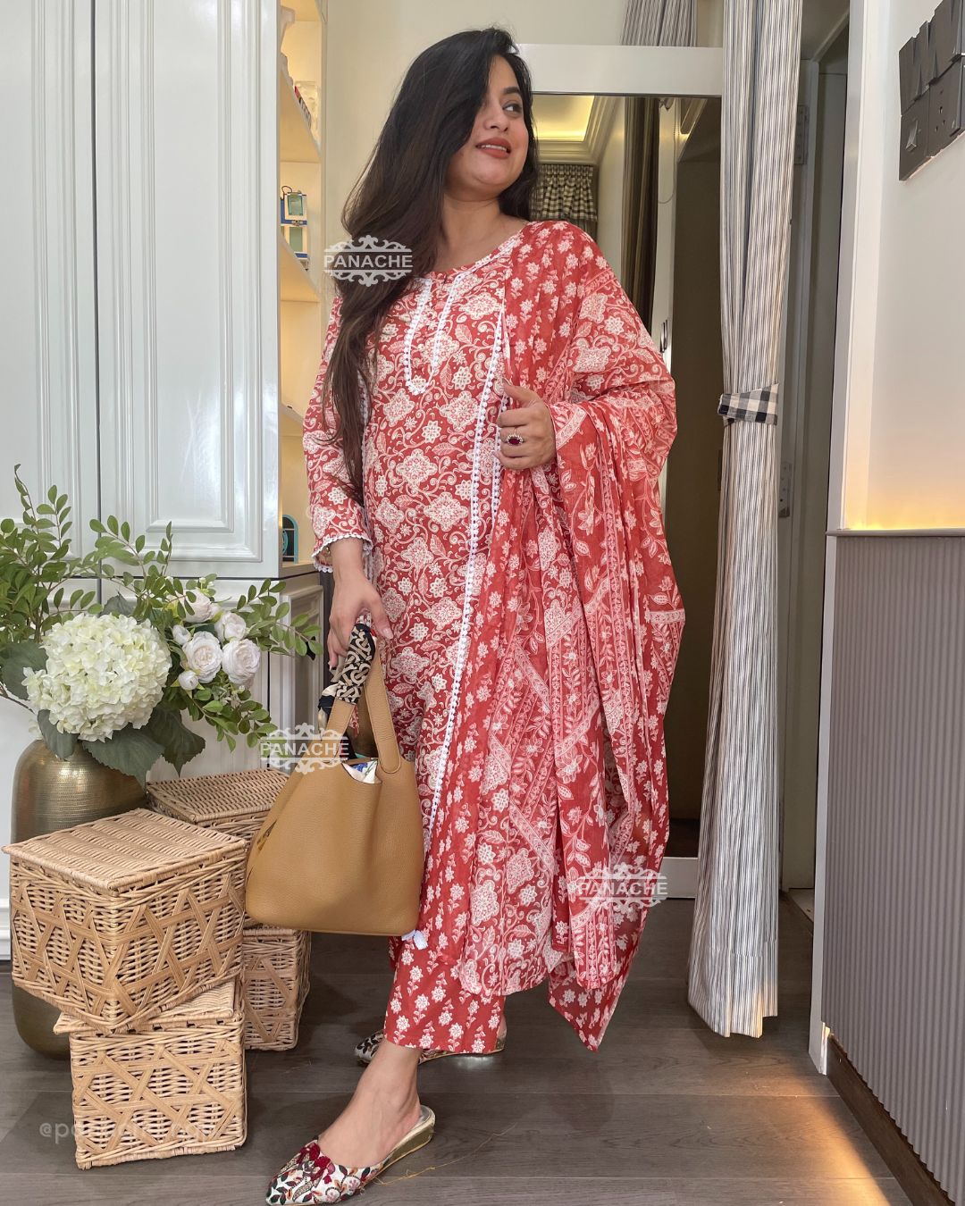 Karachi casual rust set