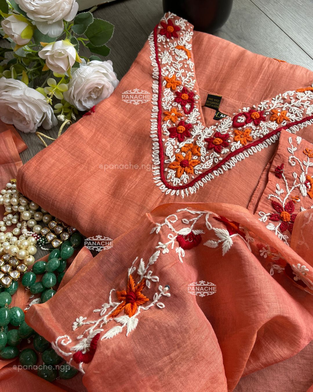 Gajari frenchknot mul set