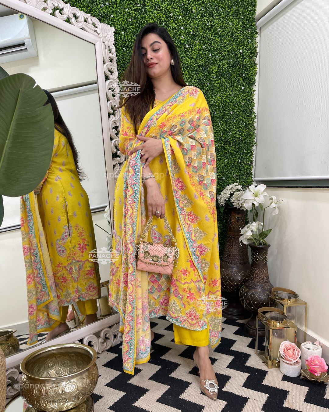 Mustard Linen set