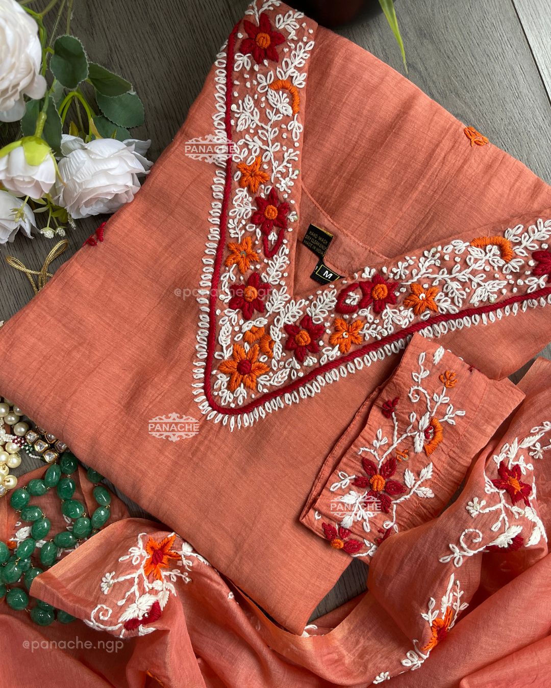 Gajari frenchknot mul set