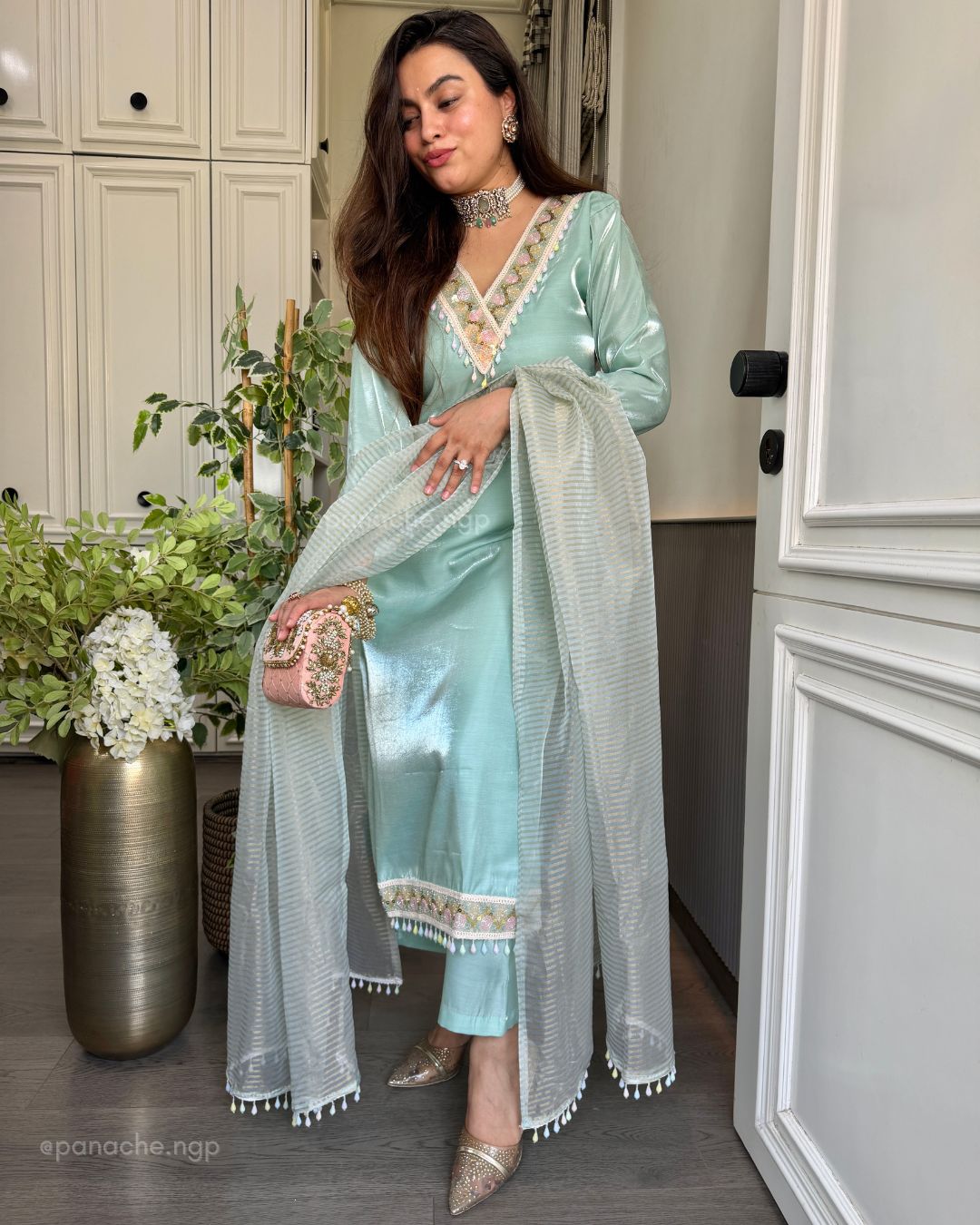 Minty hues summer set