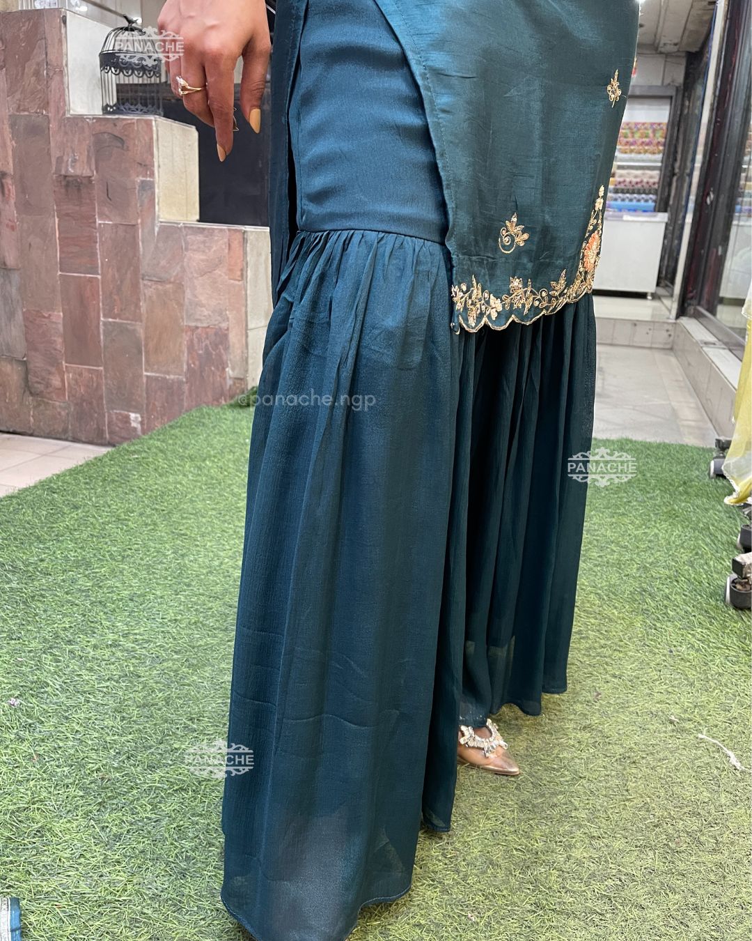 Pret silk sharara set