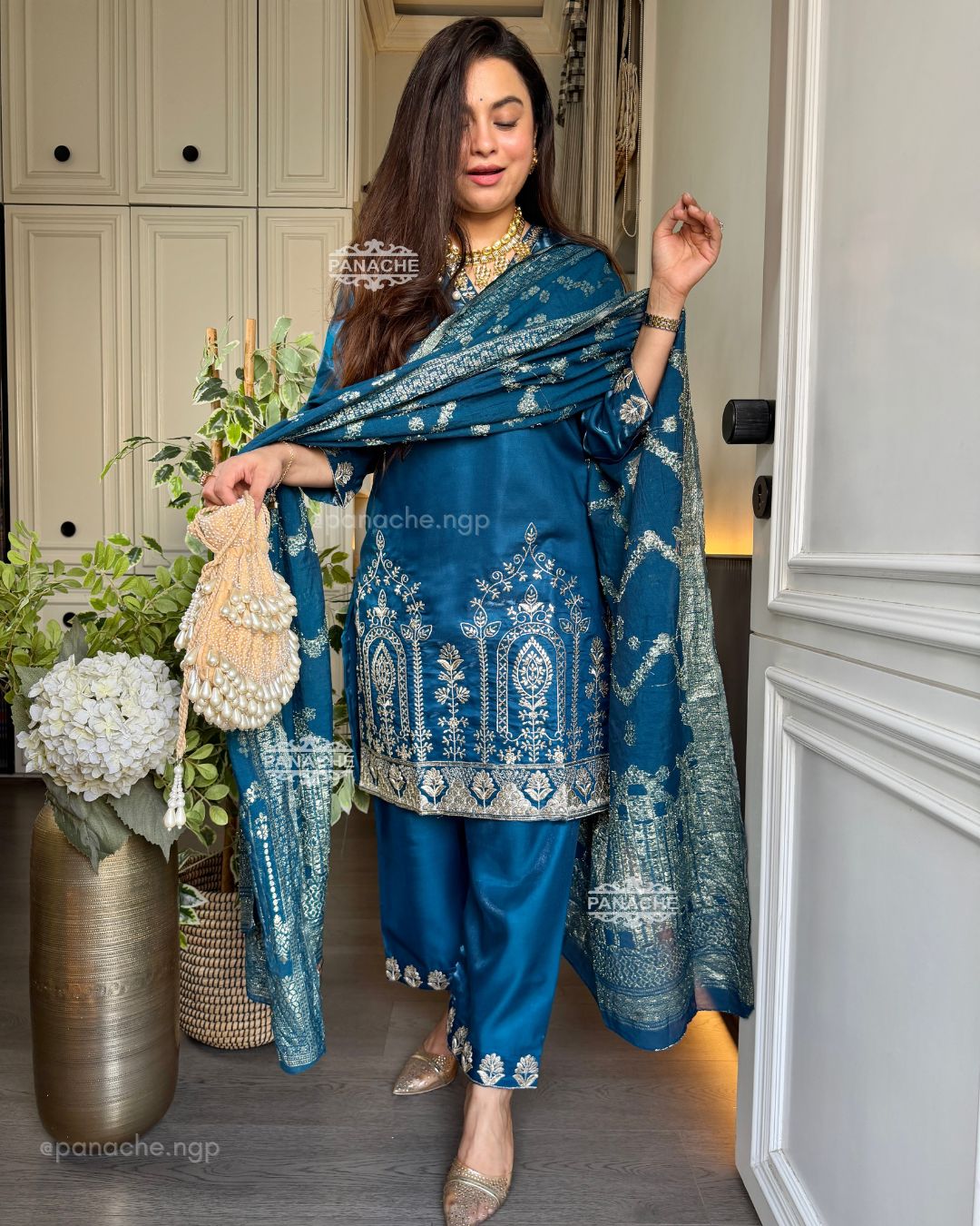 Partywear Sitara set