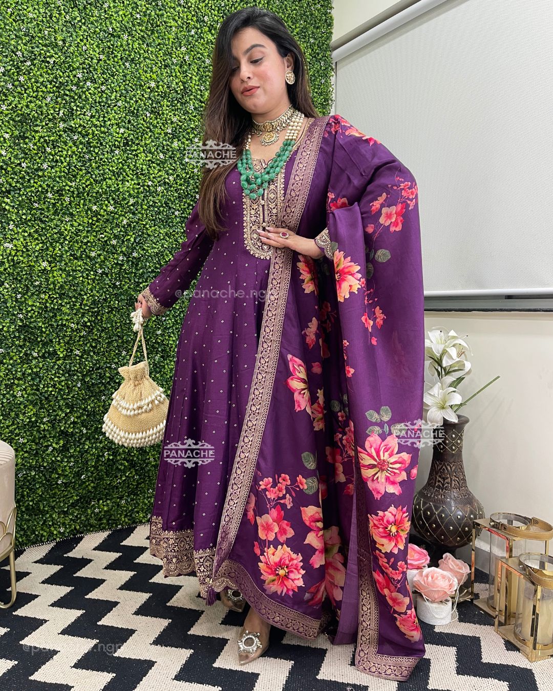 Floral Anarkali