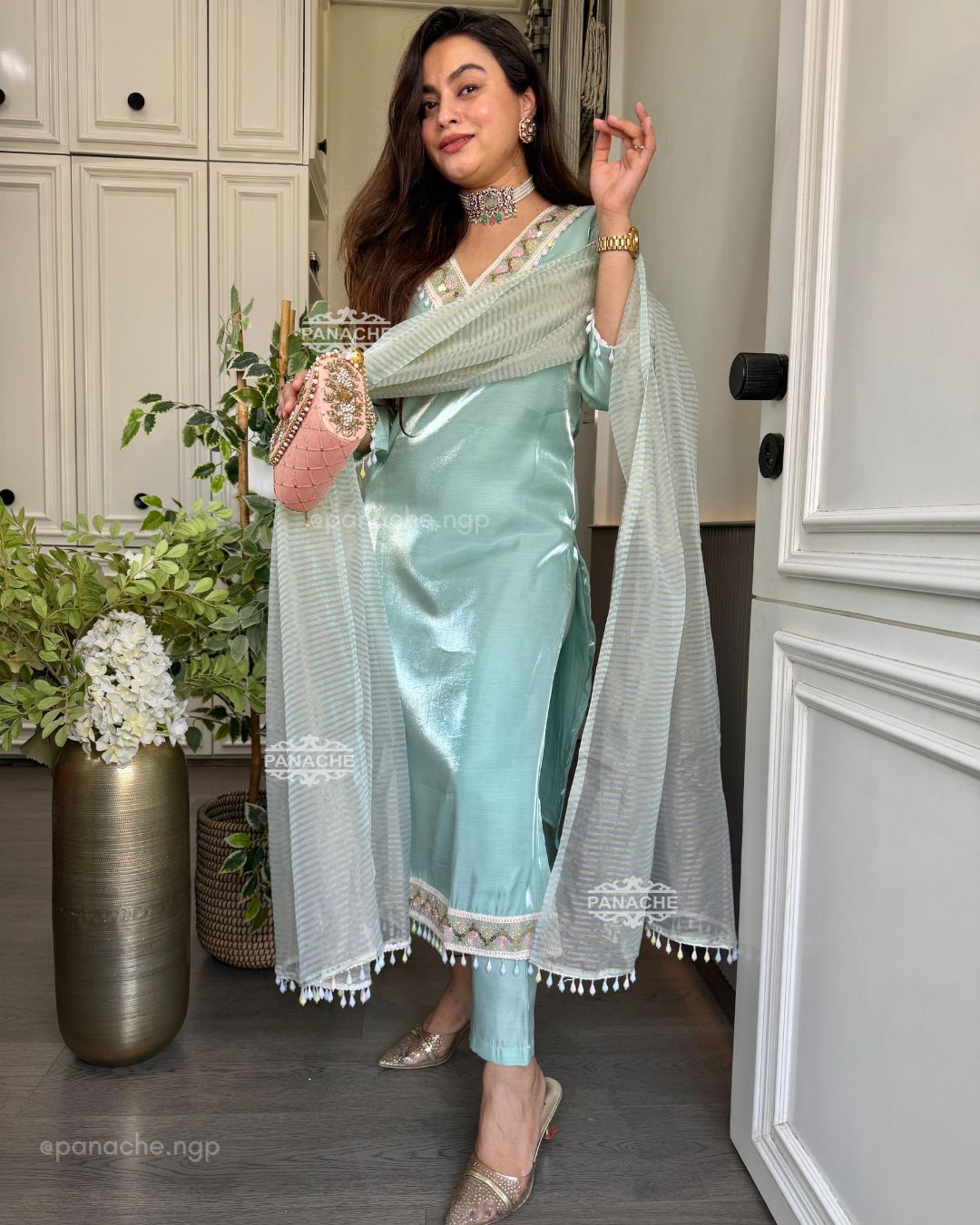 Minty hues summer set