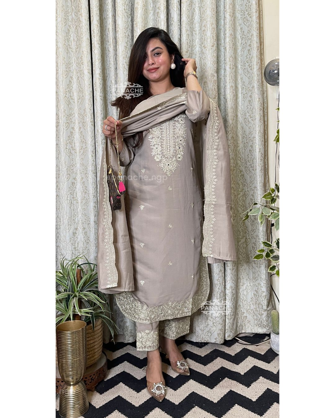 Karachi style grey set