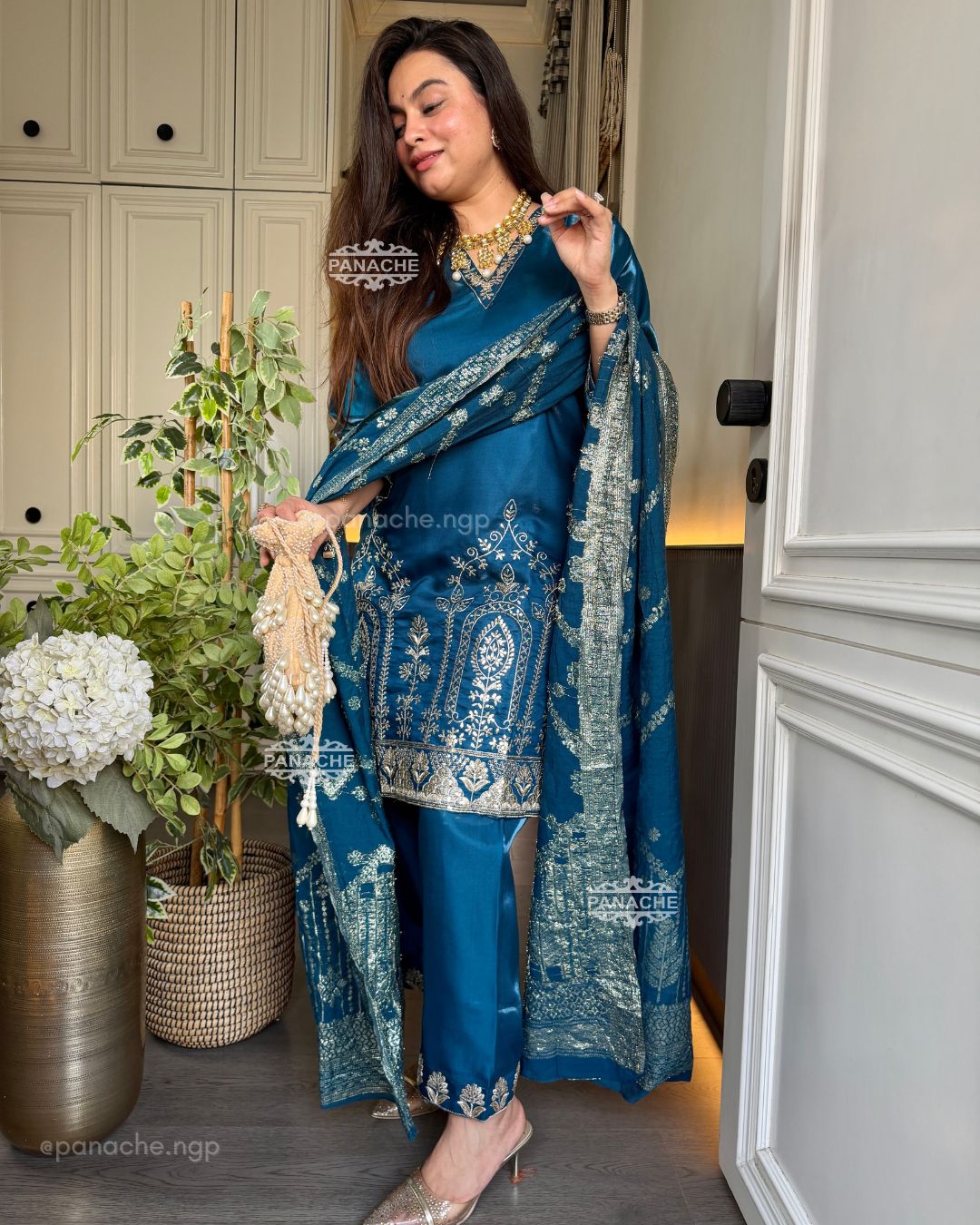 Partywear Sitara set