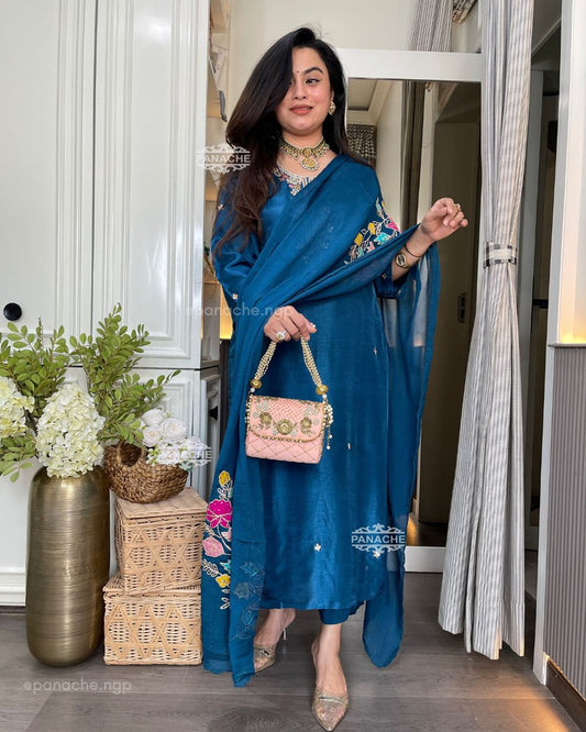 Zulfia silk set