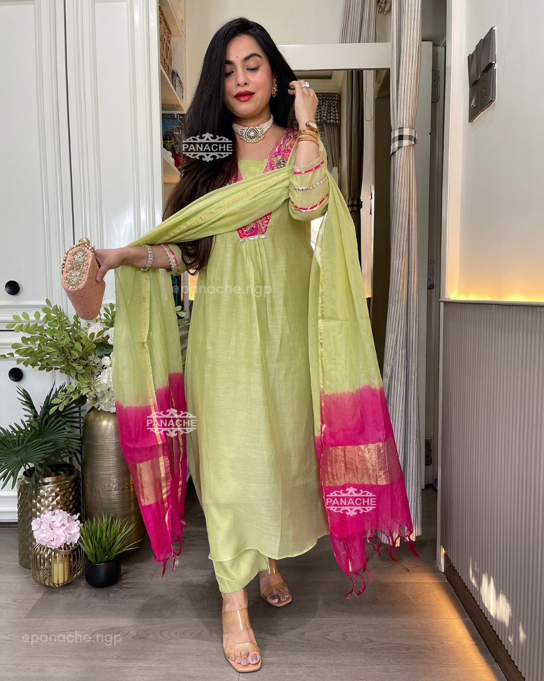 Garden fresh green suit set