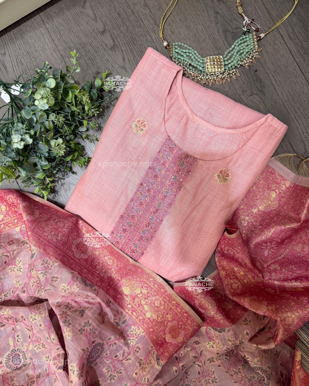 Jamdani katha weave set