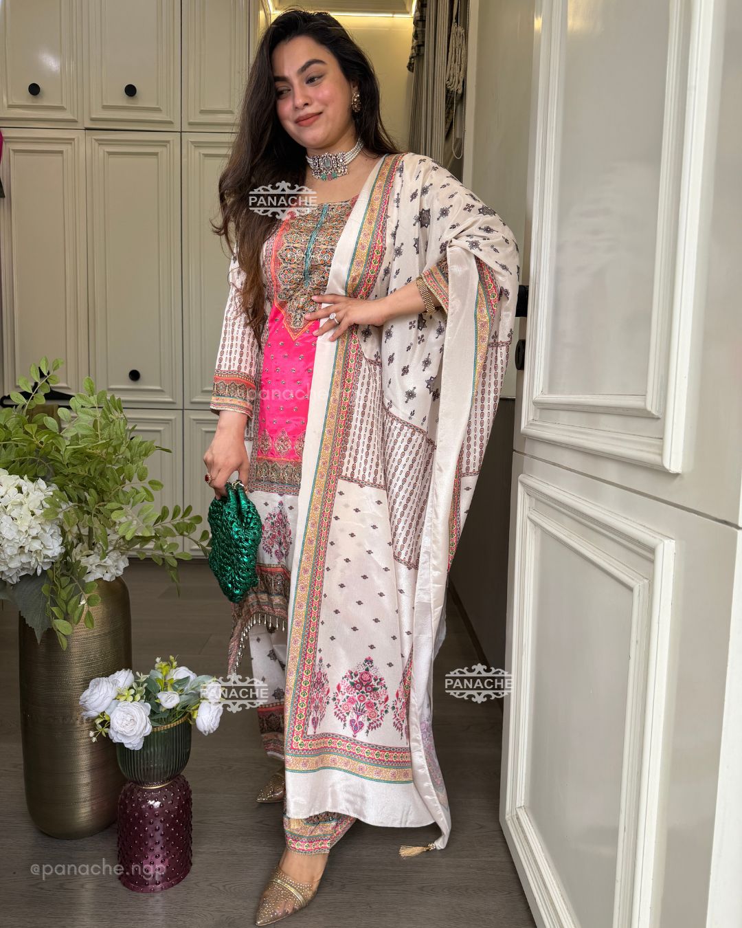Printed Karachi set