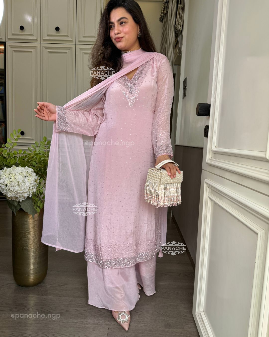 Barbie pastels chiffon set