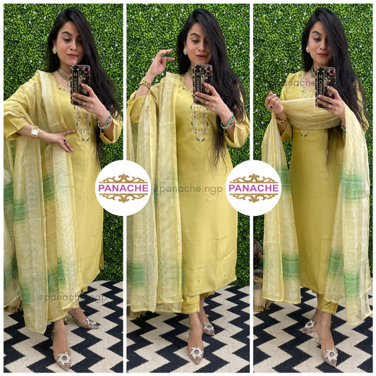 Bandhani suit set
