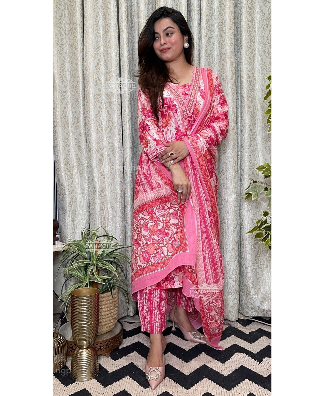 Print in print cotton sets