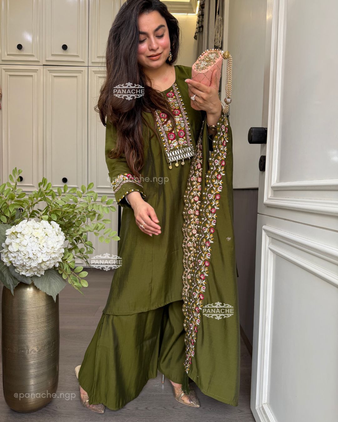 The zareen Gharara set