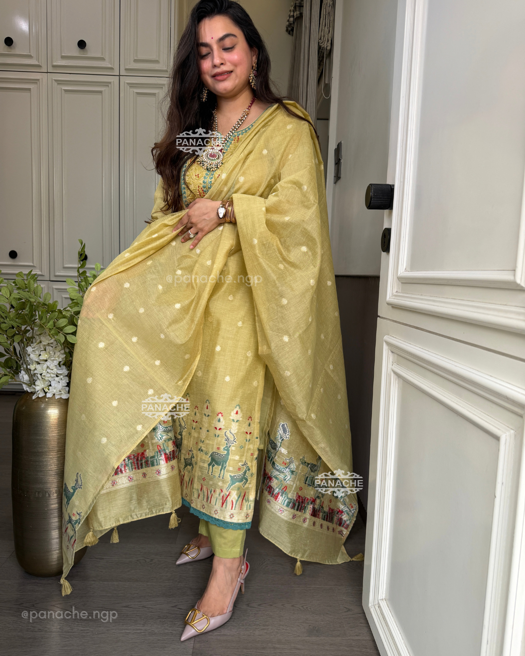 Amara woven suit set