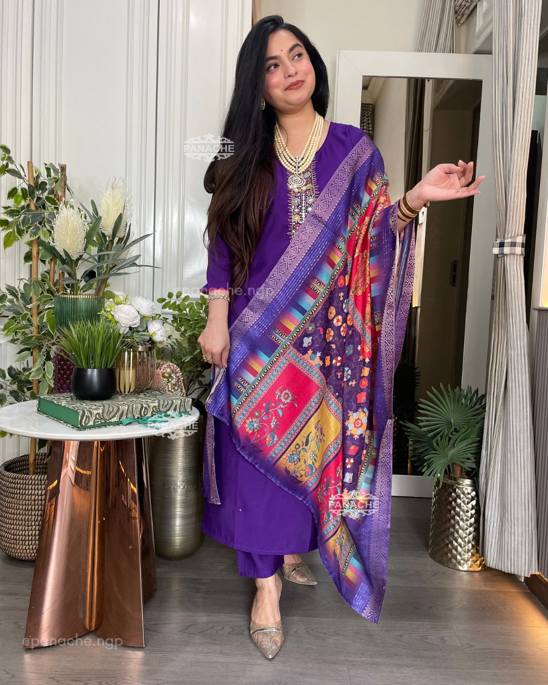 Purple Patola set