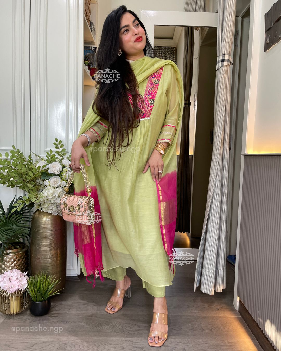 Garden fresh green suit set