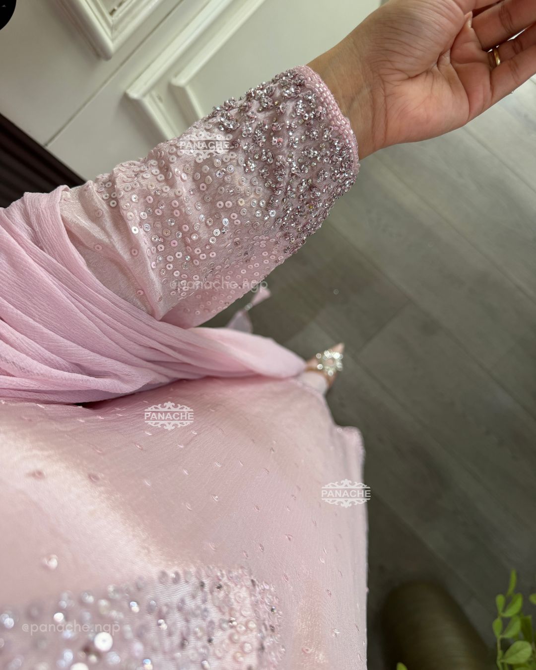 Barbie pastels chiffon set