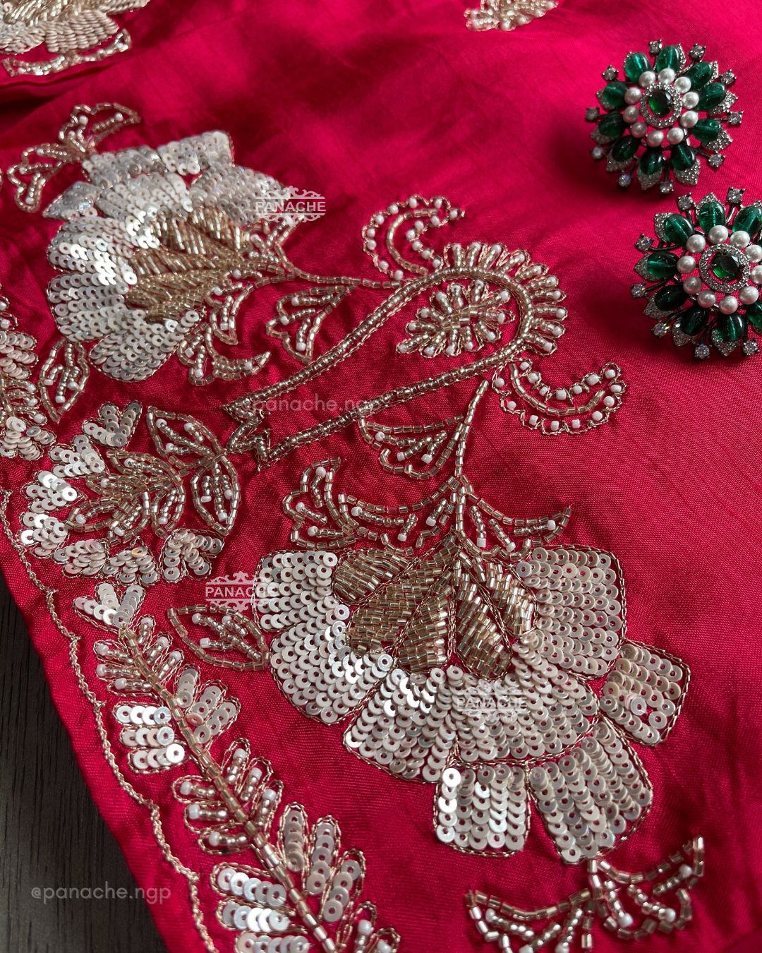 Sindoori red Sharara set