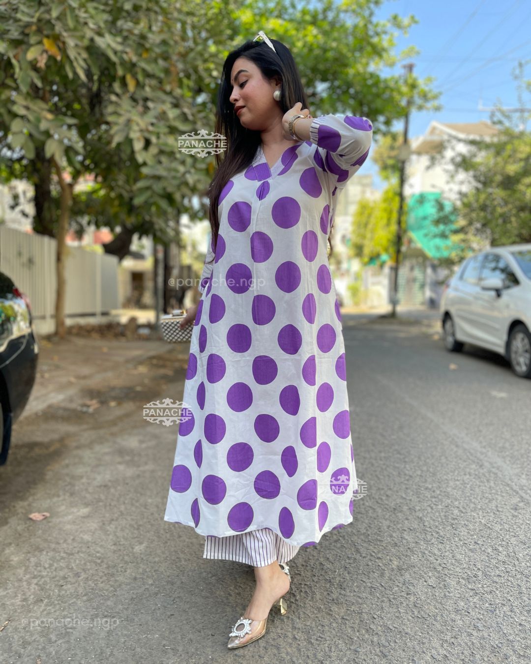 Polka cotton budget set