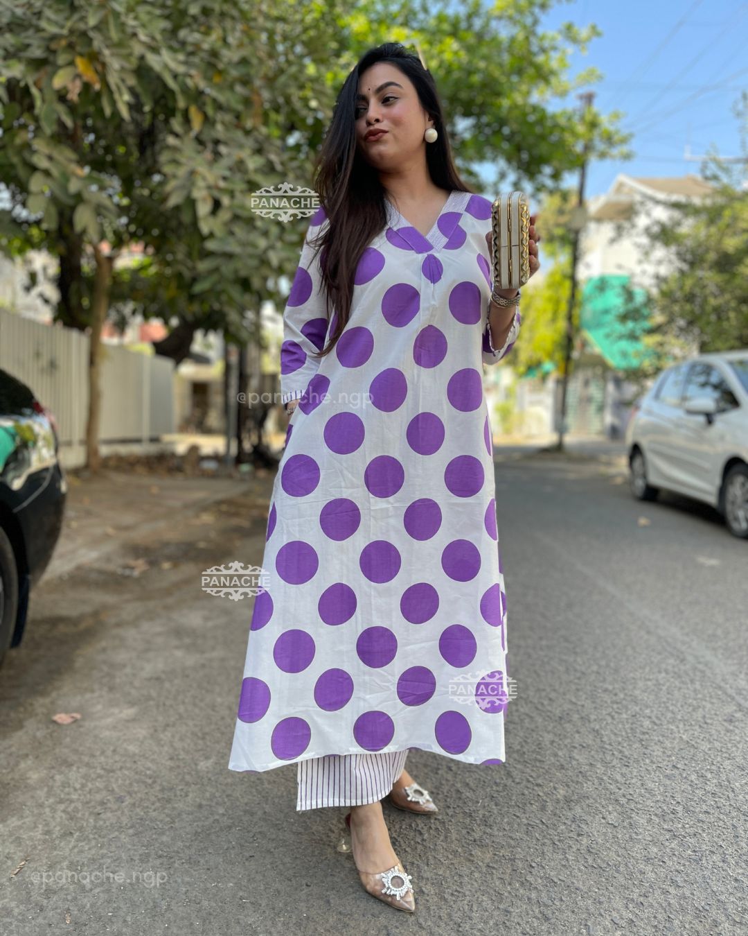 Polka cotton budget set