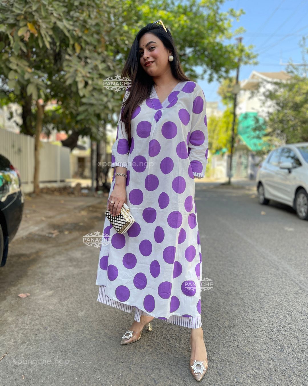 Polka cotton budget set