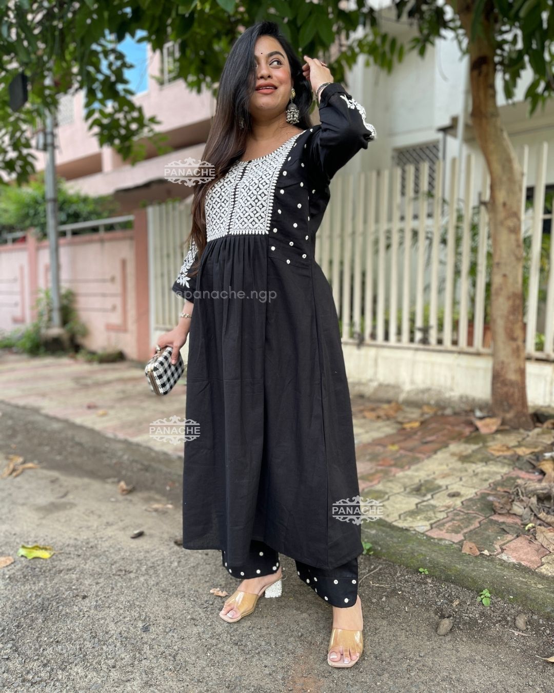 Thread work black set