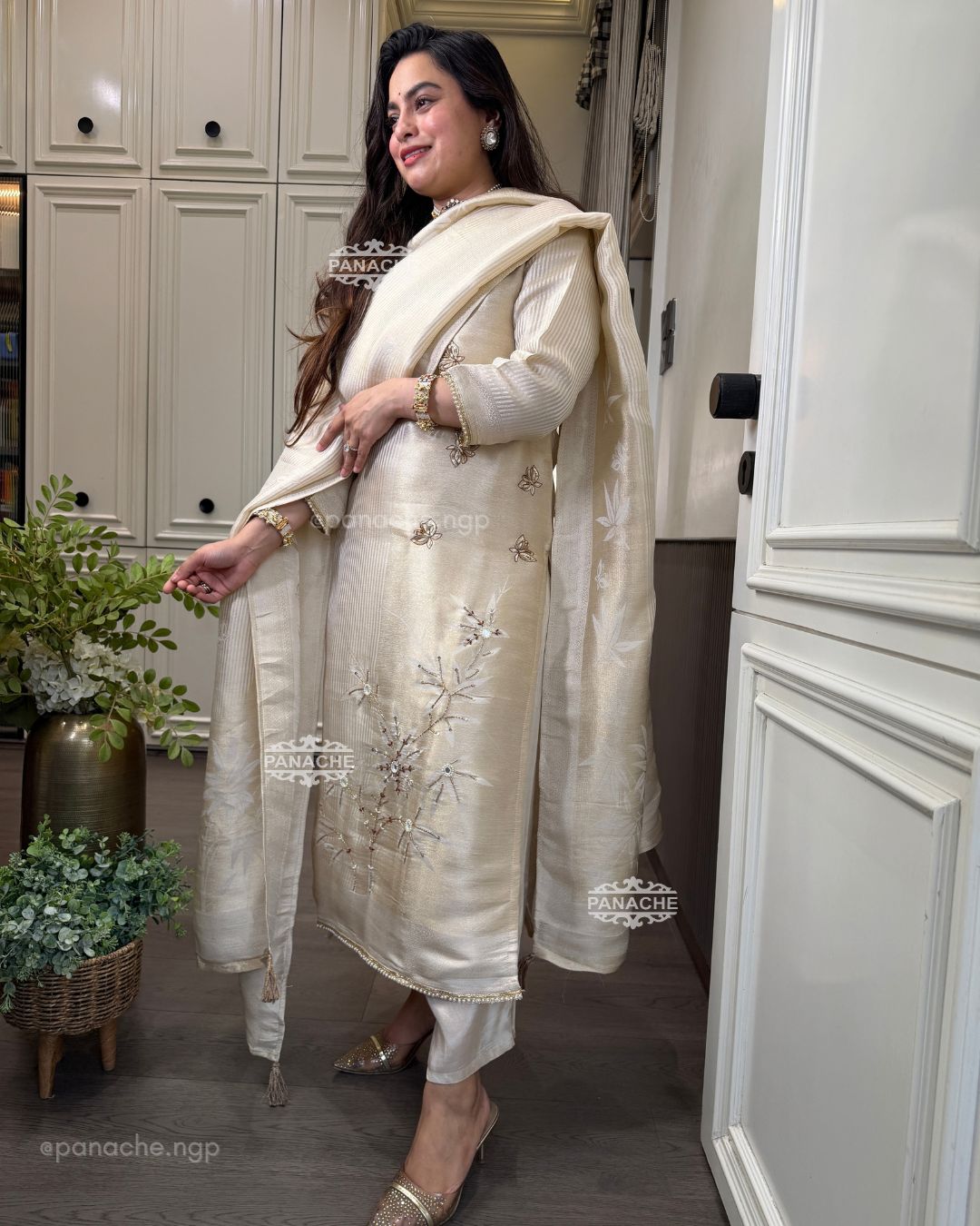 Mogra gold suit set