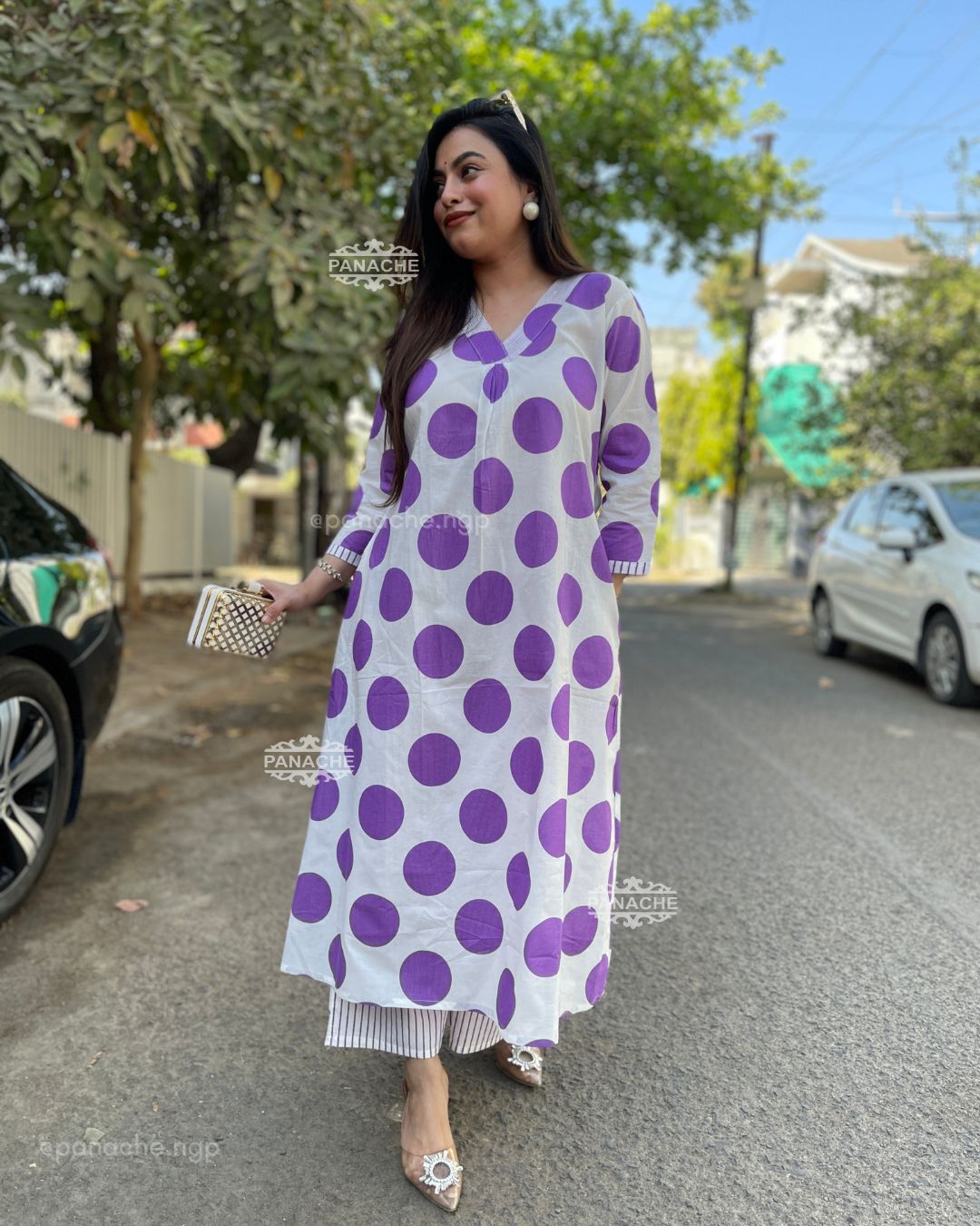 Polka cotton budget set