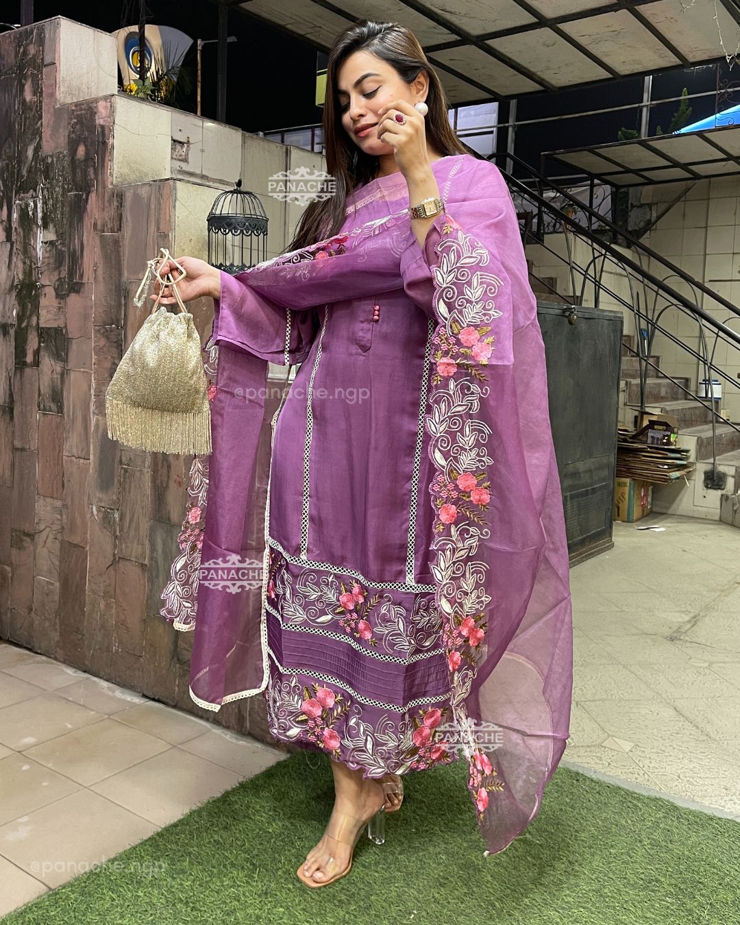 Karachi style lavender set