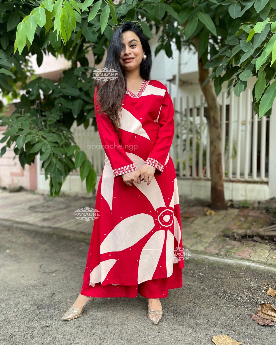 Print on print dailywear set