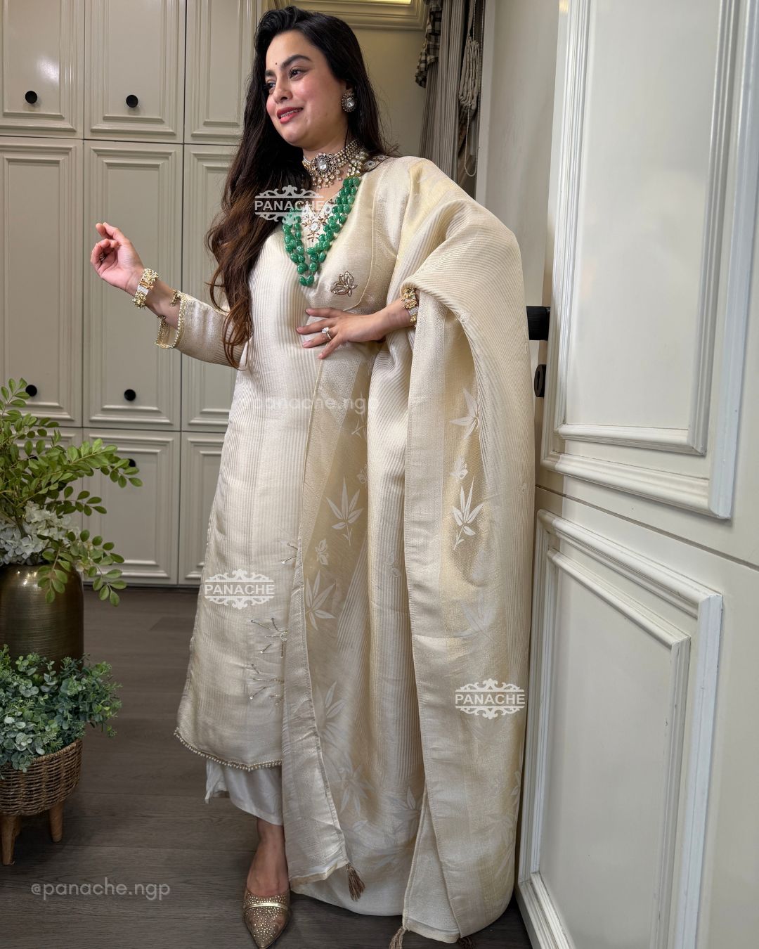 Mogra gold suit set