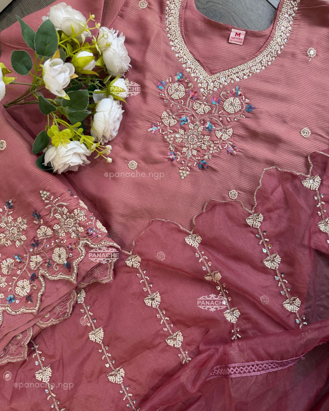 Saba Pink festive set