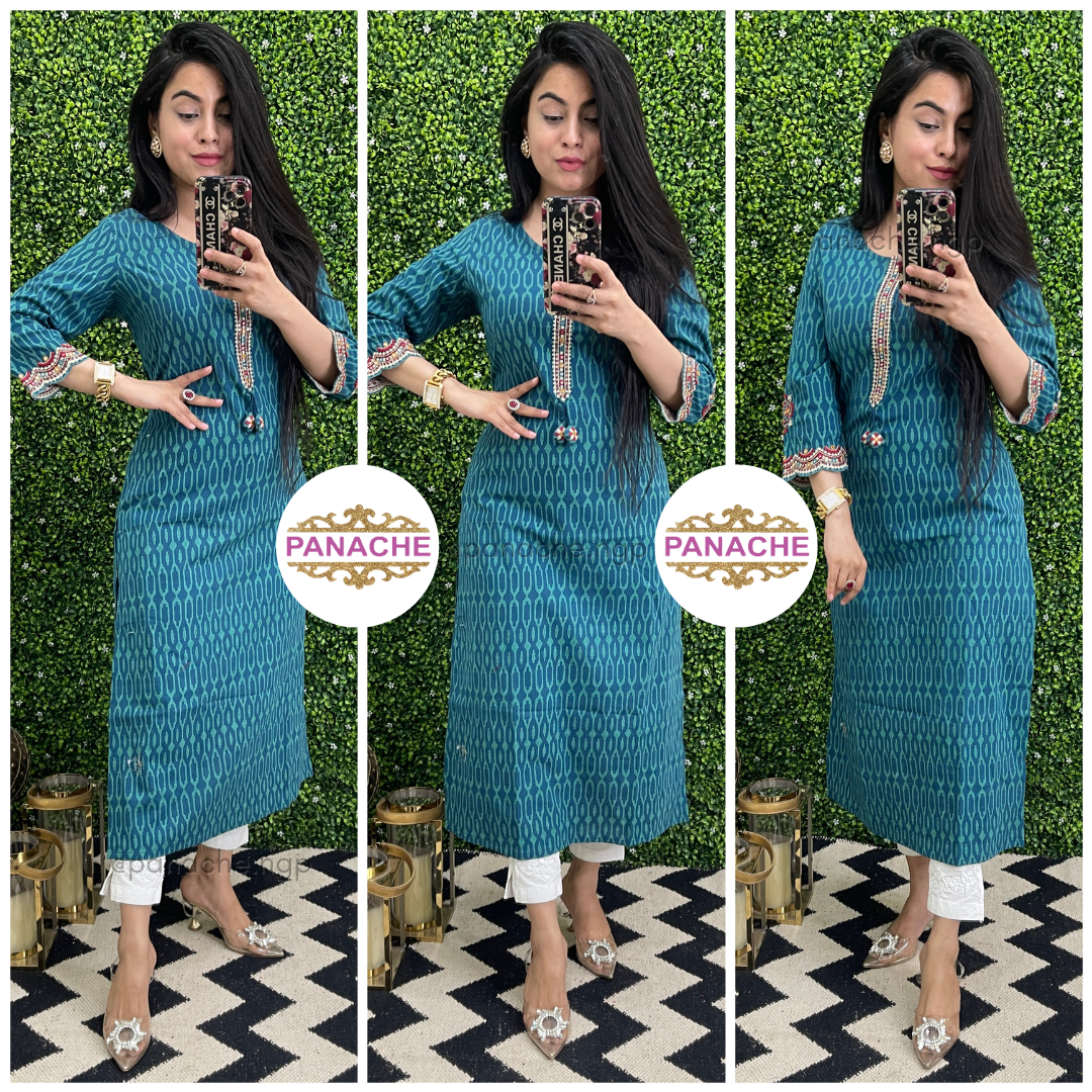 Ikkat kurti only!