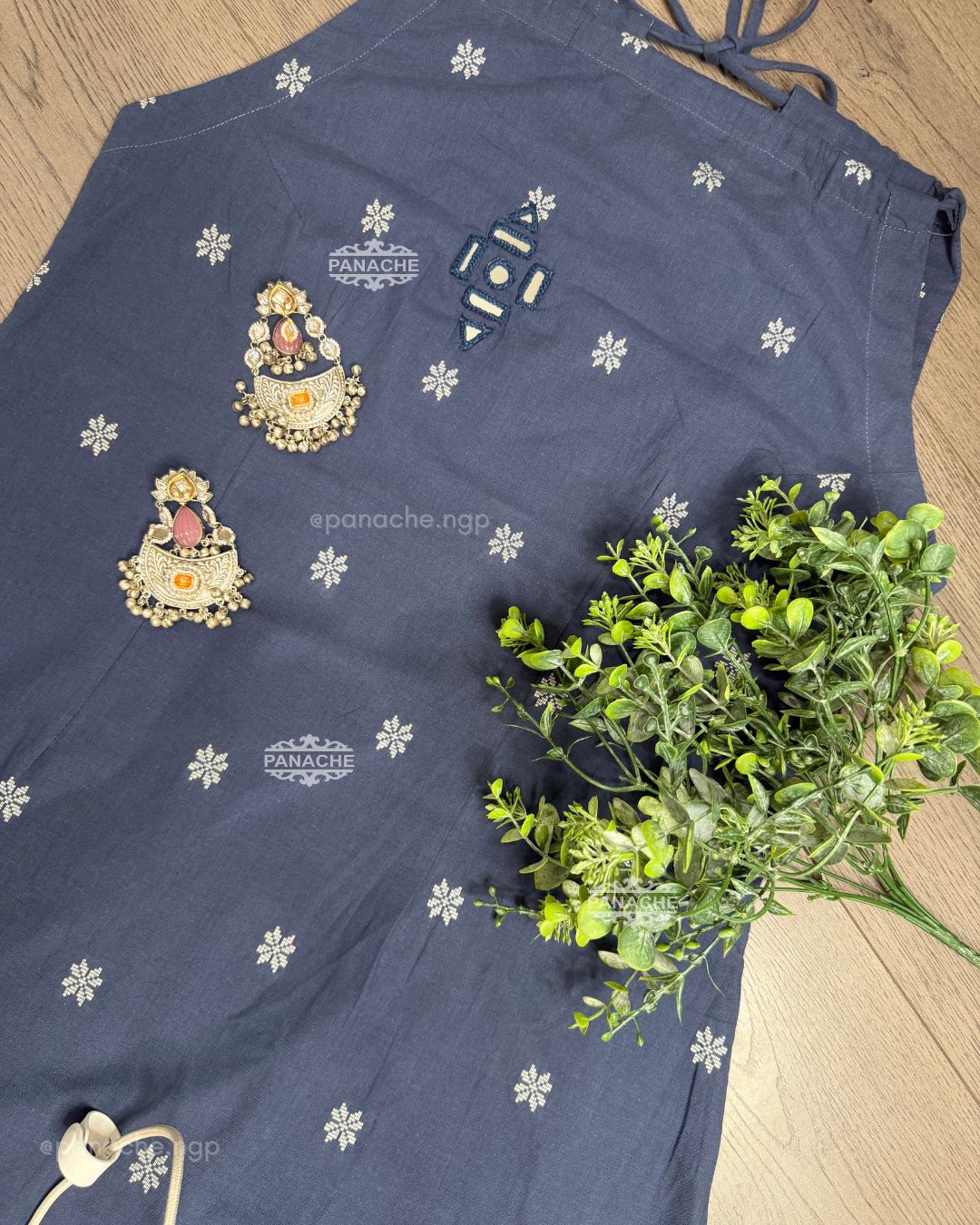 Boho blue budget coords