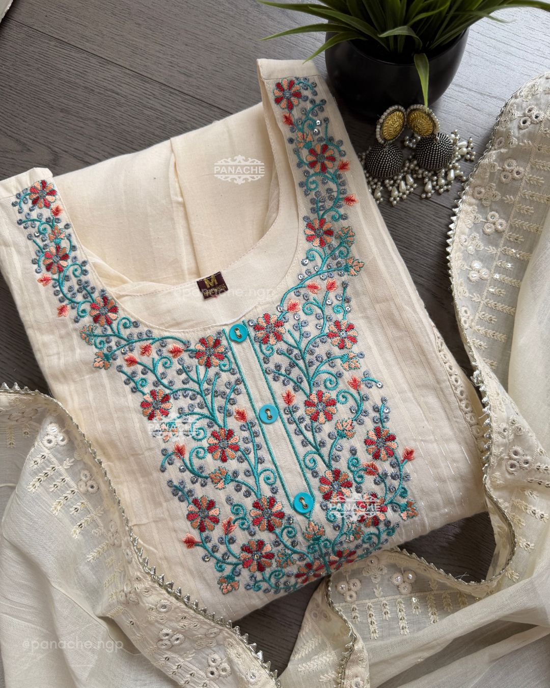 Swan cotton set