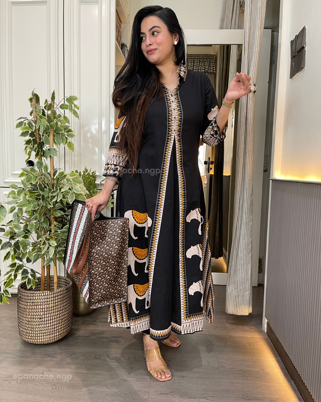 Black | Dailywear long coord