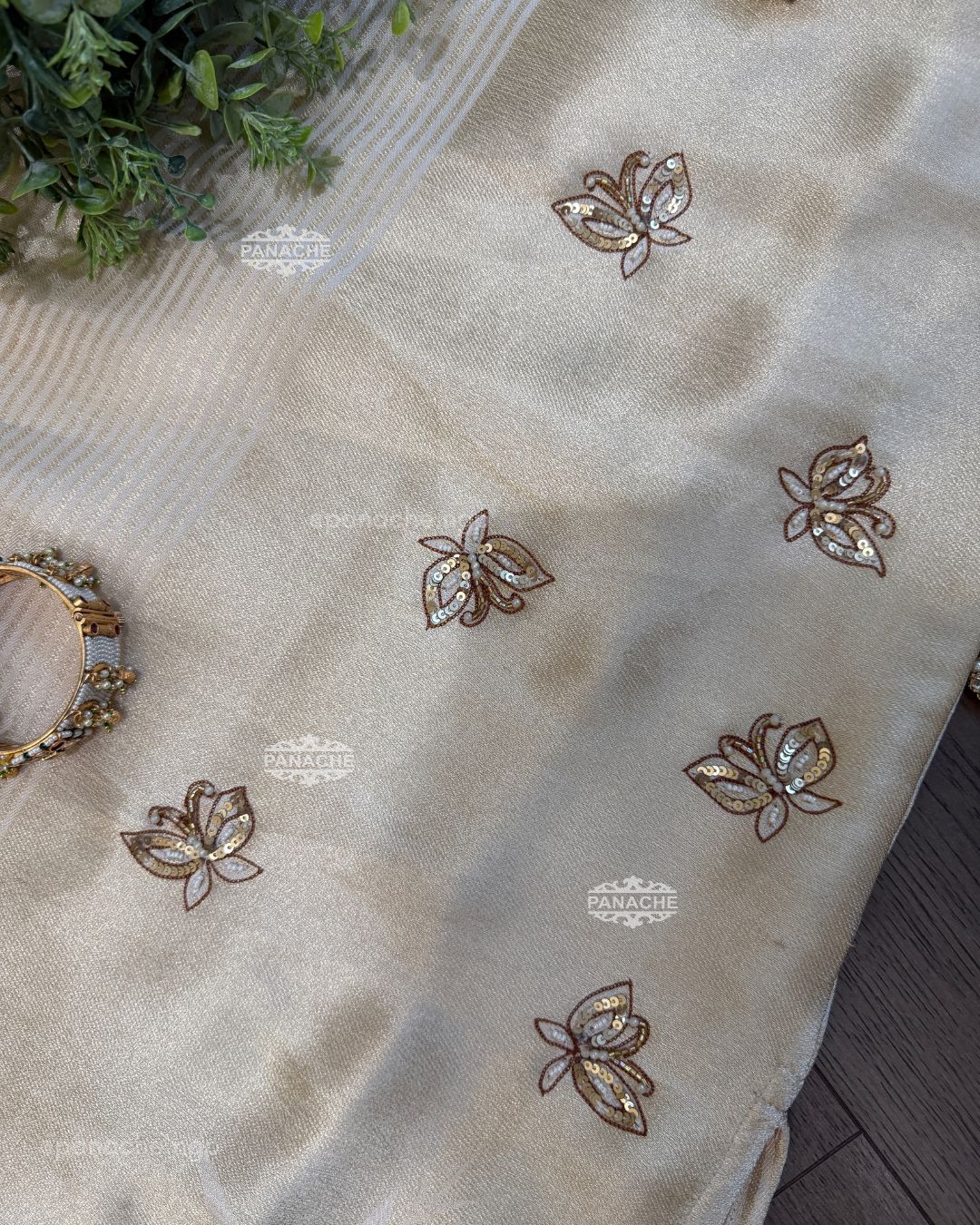 Mogra gold suit set