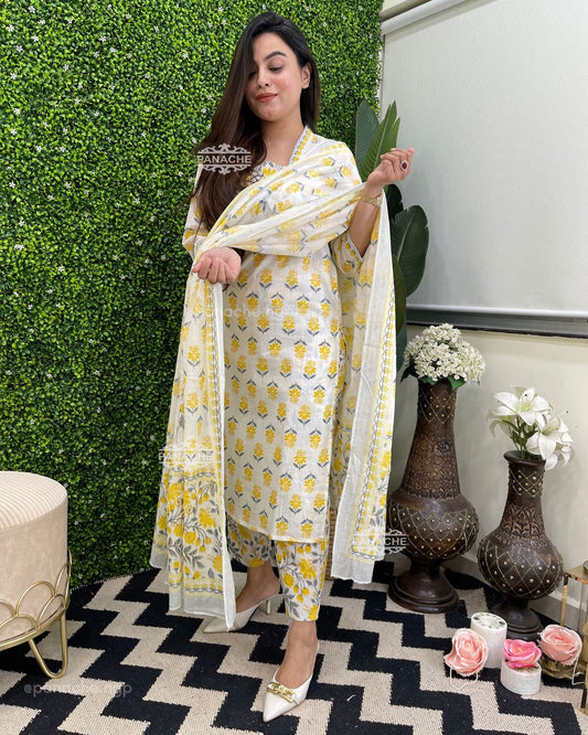 Budget Print on print yellow!